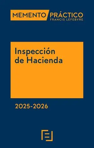 MEMENTO INSPECCIÓN DE HACIENDA 2025-2026 Kostenfreie Lieferung