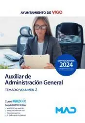 Mengenrabatt AUXILIAR DE ADMINISTRACIÓN GENERAL VOL. 2. (AYUNTAMIENTO DE VIGO)