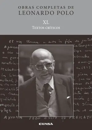 OBRAS COMPLETAS DE LEONARDO POLO (XL). XL TEXTOS CRÍTICOS Top-Qualität