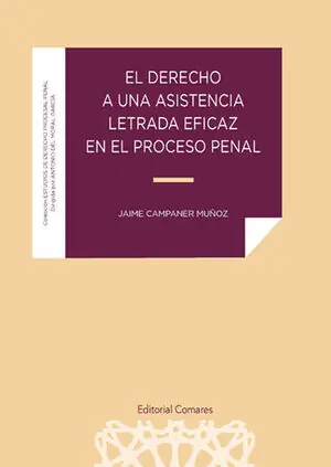 Kostenfreie Lieferung DERECHO A UNA ASISTENCIA LETRADA EFICAZ EN EL PROCESO PENAL
