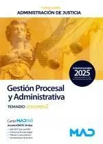 TEMARIO VOL 2 CUERPO DE GESTIÓN PROCESAL Y ADMINISTRATIVA (TURNO LIBRE). ADMINISTRACIÓN DE JUSTICIA 2025 Sonderaktion