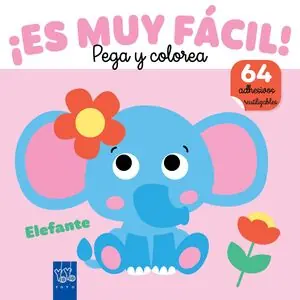 ¡ES MUY FÁCIL! PEGA Y COLOREA. ELEFANTE Knallerangebot