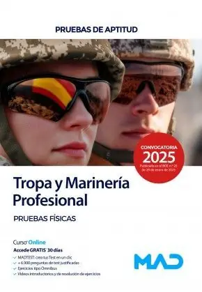 Preiswert 2025 PRUEBAS FISICAS TROPA Y MARINERIA PROFESIONAL. MINISTERIO DE DEFENSA