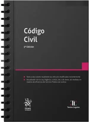 CÓDIGO CIVIL ANILLAS 2025 Jetzt Bestellen