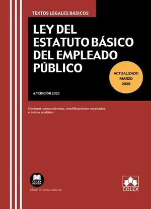 Neue Ware LEY ESTATUTO BÁSICO DEL EMPLEADO PÚBLICO. 4ª EDICIÓN 2025