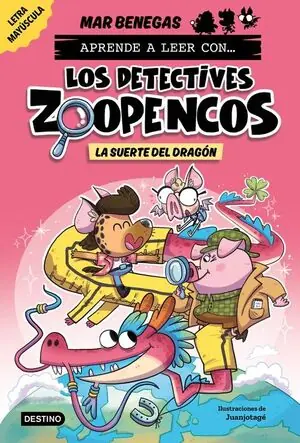 Markenware APRENDE A LEER CON... LOS DETECTIVES ZOOPENCOS 6. LA SUERTE DEL DRAGON. EN LETRA MAYUSCULA PARA APRENDER A LEER (LIBROS PARA NIÑOS A PARTIR DE 5 AÑOS).